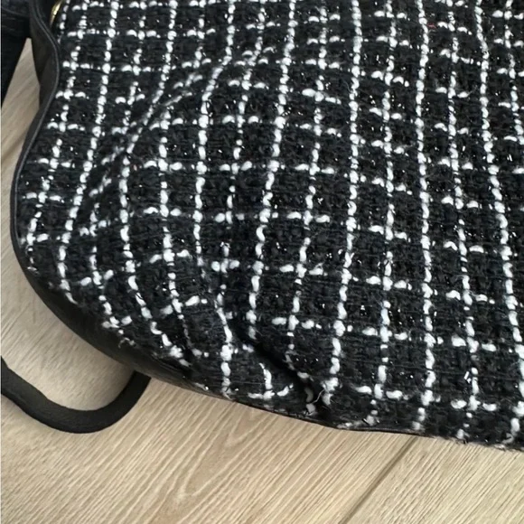 HAMMITT Cooper Small Midnight Trellis/Brushed Gold Crossbody Shoulder Bag - Picture 8 of 11